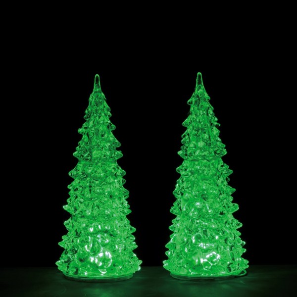Crystal Lighted Tree, 3 Color, M