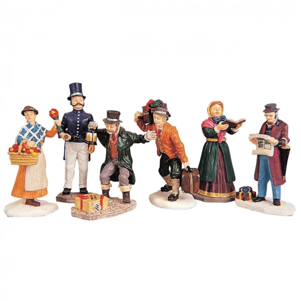 6 Townsfolk Figurines