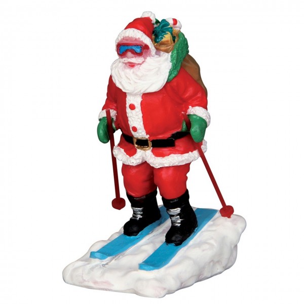 Santa auf Skiern!