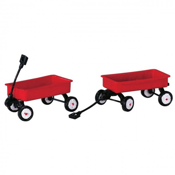 2 Red Wagons