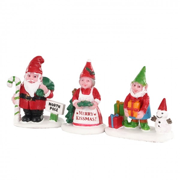 Gnomes de jardin de Noël