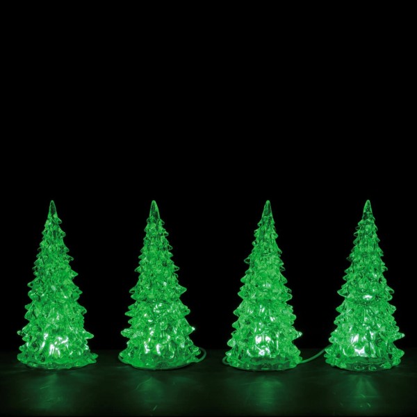 Crystal Lighted Tree, 3 Color, S