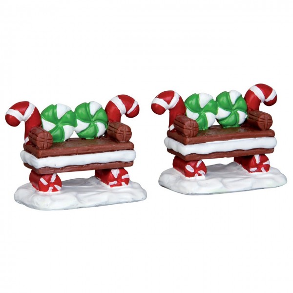 2 Peppermint Cookie Benches