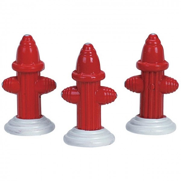 3 Metal Fire Hydrants