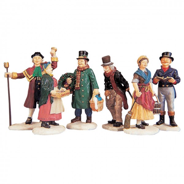 6 Figurines d’habitants du village